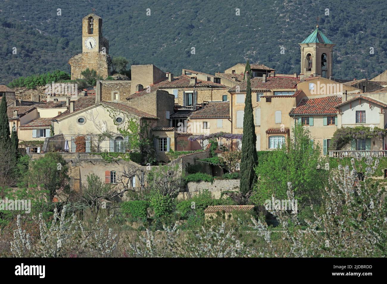 France, Vaucluse Lourmarin, classified village Stock Photo