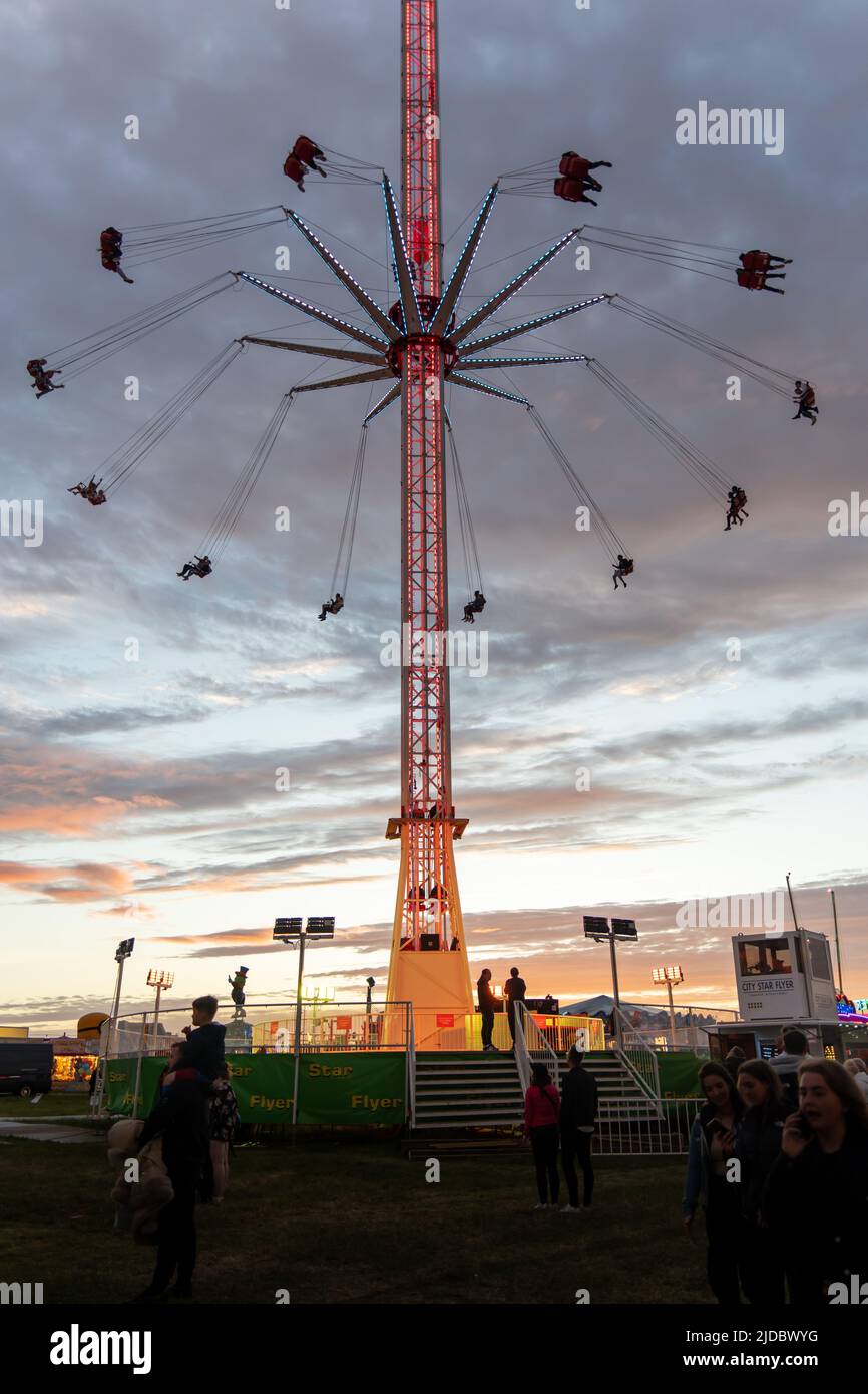High above the fairground hi-res stock photography and images - Alamy