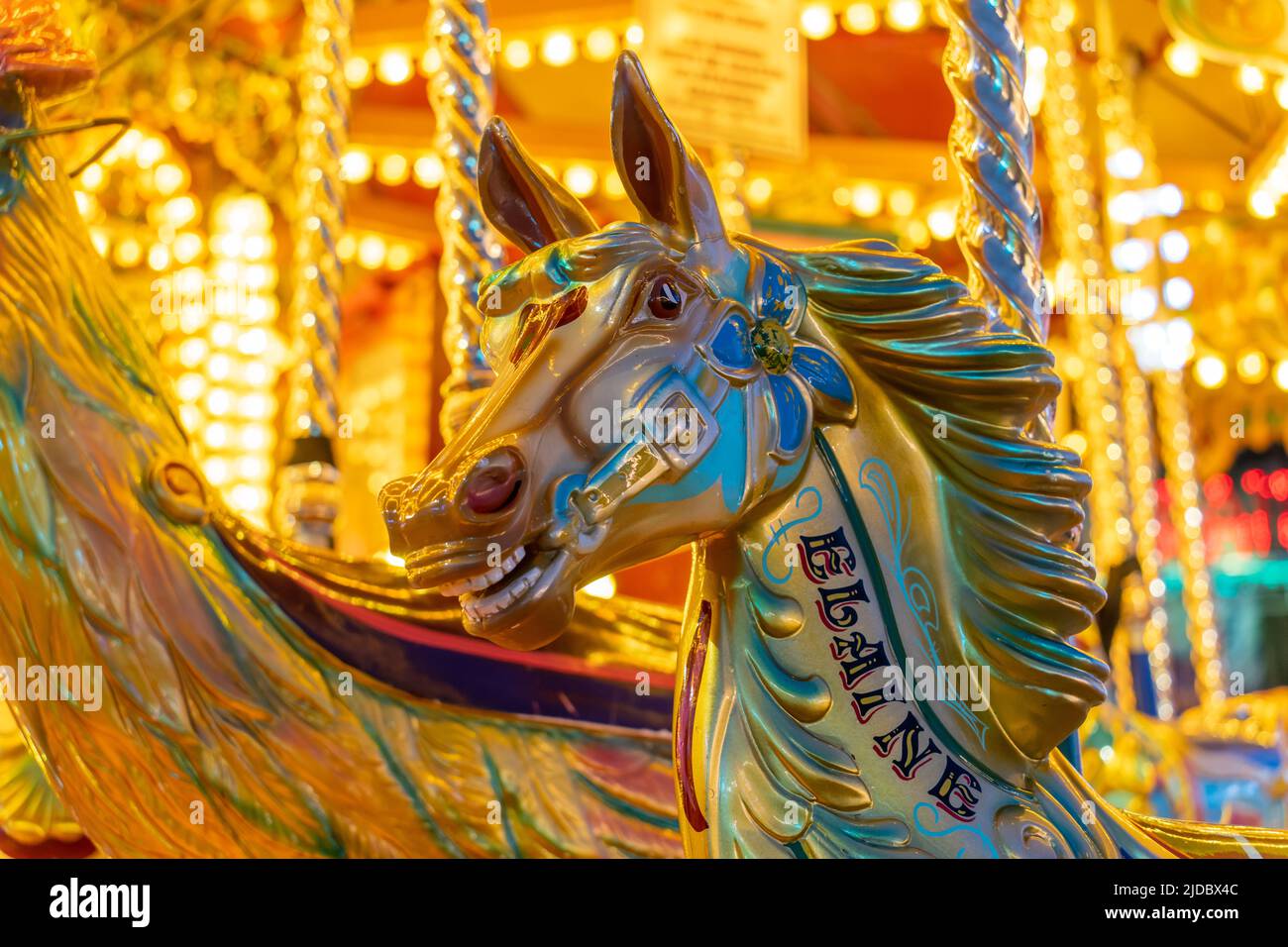 Traditional horse carousel hi-res stock photography and images - Alamy