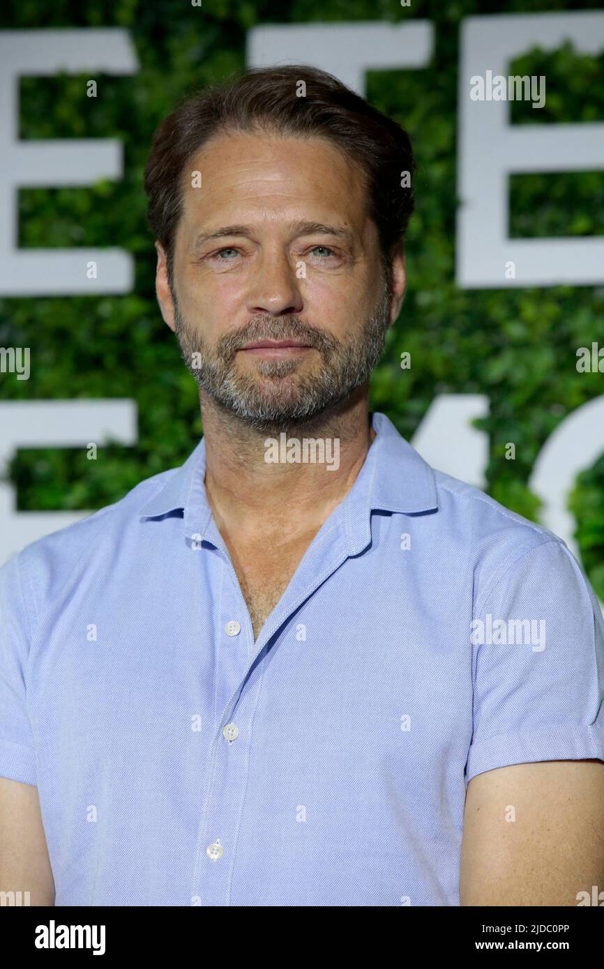 Monte Carlo, Monaco. 20th June, 2022. Actor Jason Priestley during a  photocall as part of the 61st Monte Carlo TV Festival. Monte-Carlo, Monaco  on June 20, 2022. Photo by Patrick Aventurier/ABACAPRESS.COM Credit: