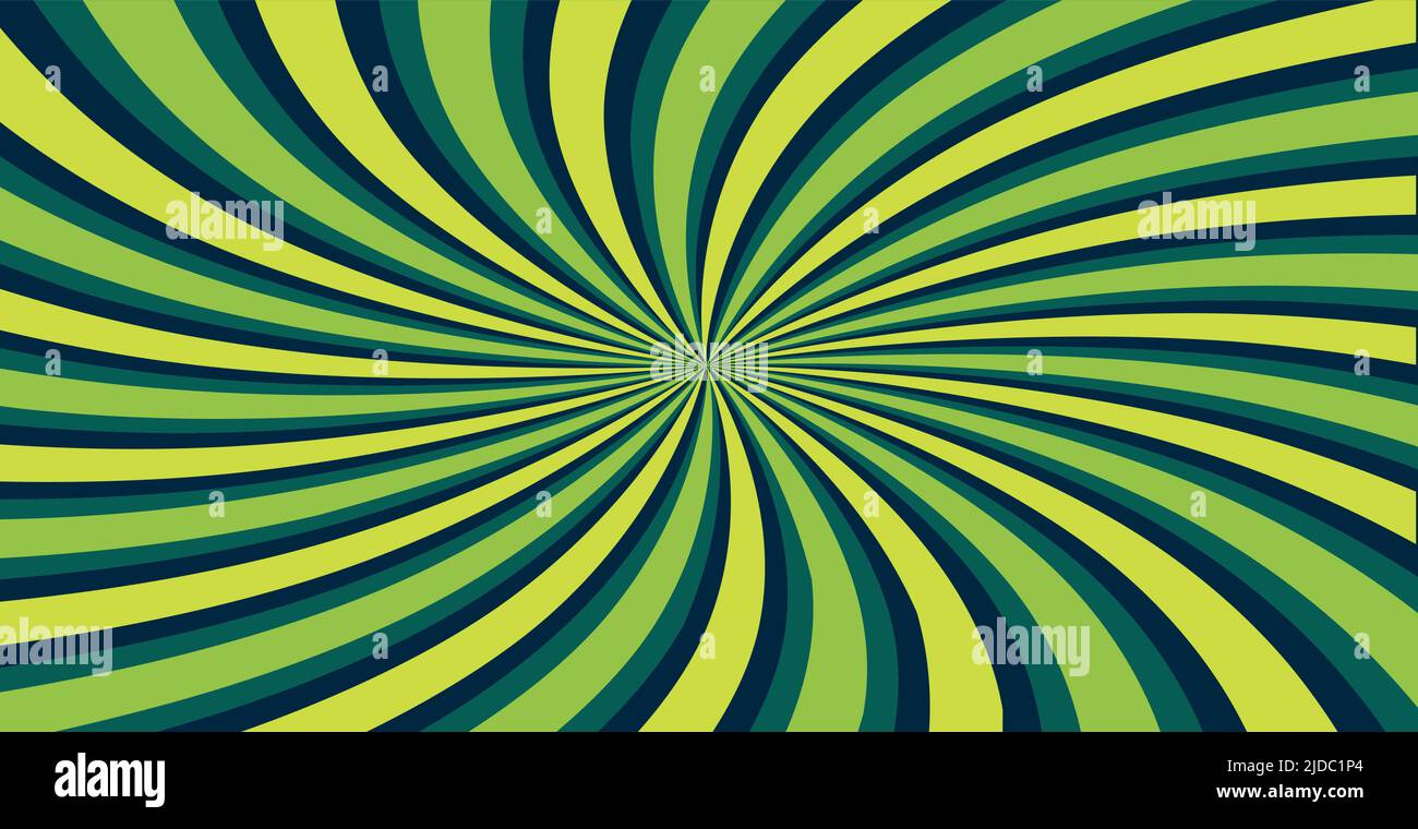 Radial multicolored rays, panoramic pattern texture background - Vector illustration Stock Vector