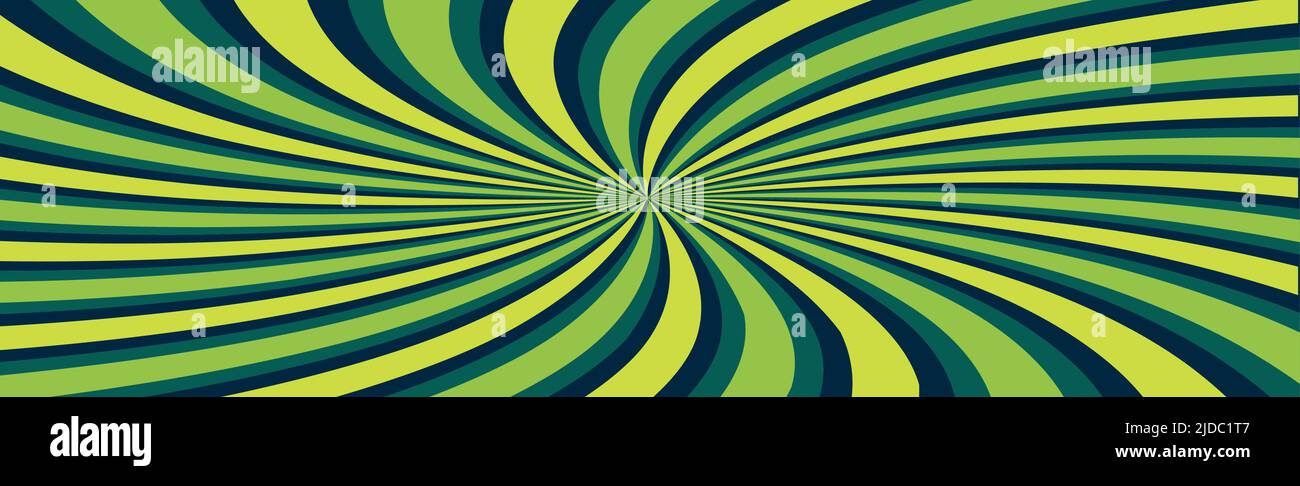 Radial multicolored rays, panoramic pattern texture background - Vector illustration Stock Vector