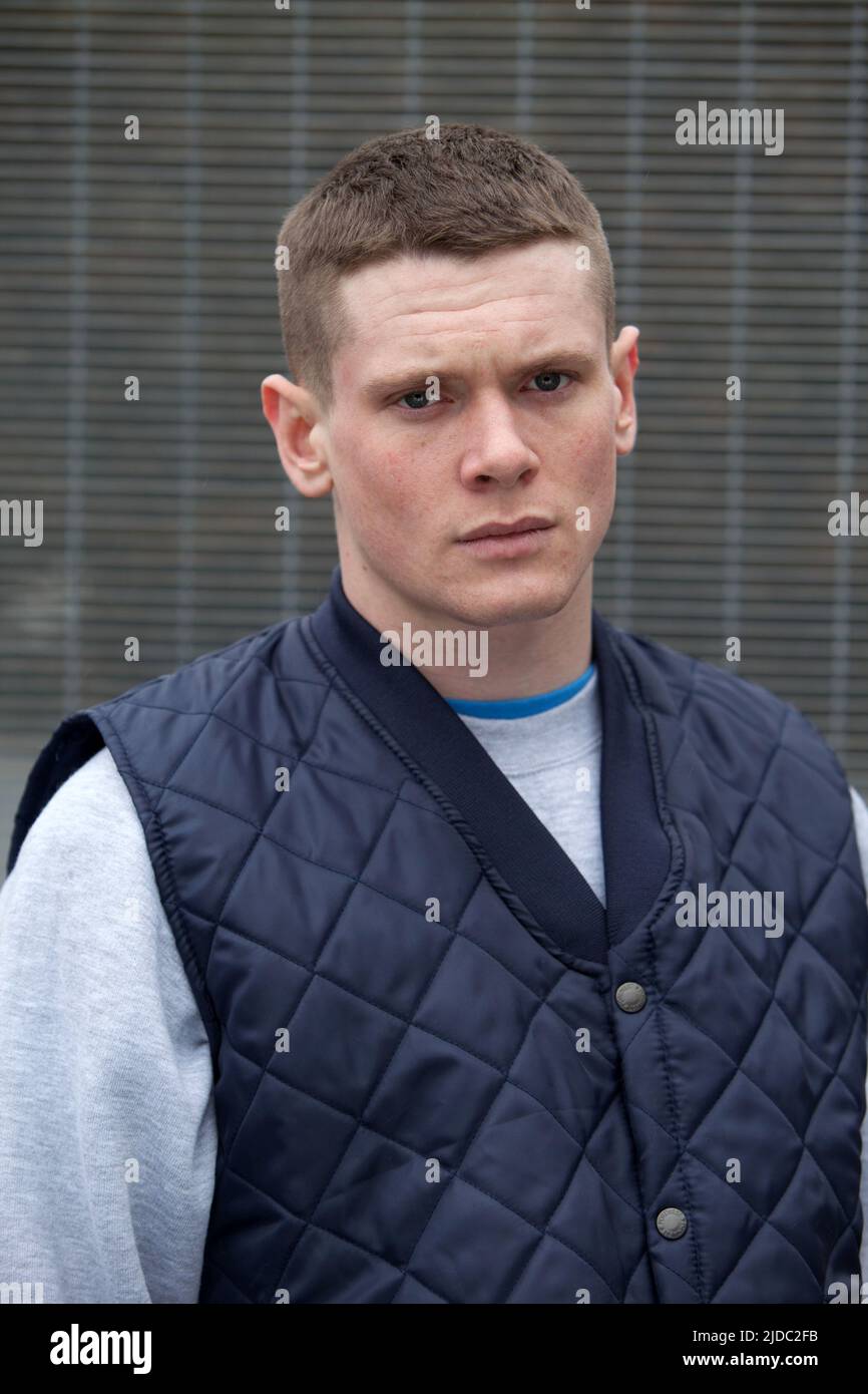 JACK O'CONNELL in STARRED UP (2013), directed by DAVID MACKENZIE. Credit: FILM4 / Album Stock Photo