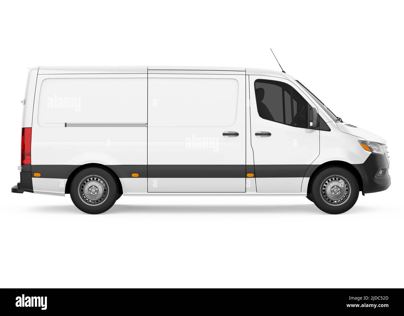 Delivery Van Isolated Stock Photo - Alamy