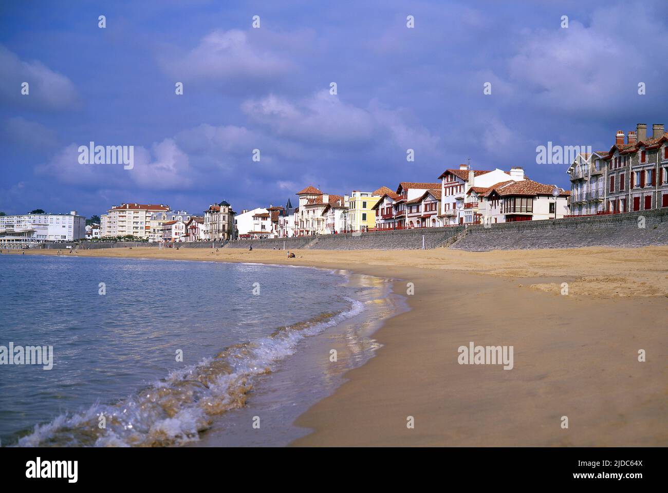 France; PyreneesAtlantiques (64) SaintJeandeLuz, the beach in Socoa