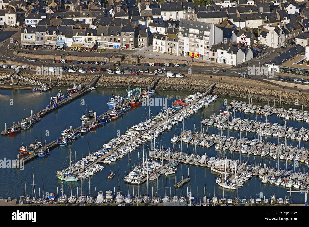 France, Loire-Atlantique, La Turballe, the ports, (aerial view Stock Photo  - Alamy
