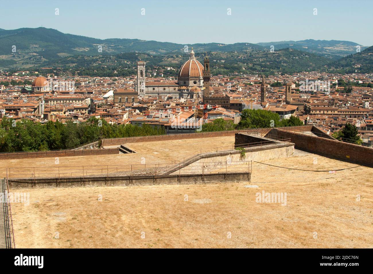 Italy, Tuscany, Florence, view from Belvedere fort. Stock Photo