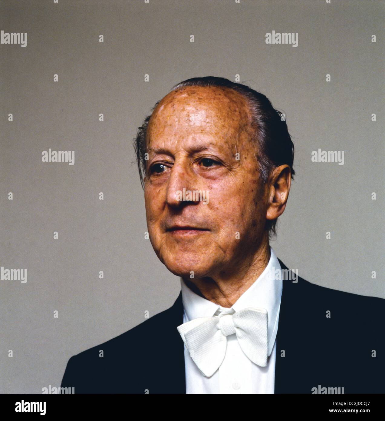 Nicanor Zabaleta, spanischer Harfenist, Portraitaufnahme, Deutschland ...