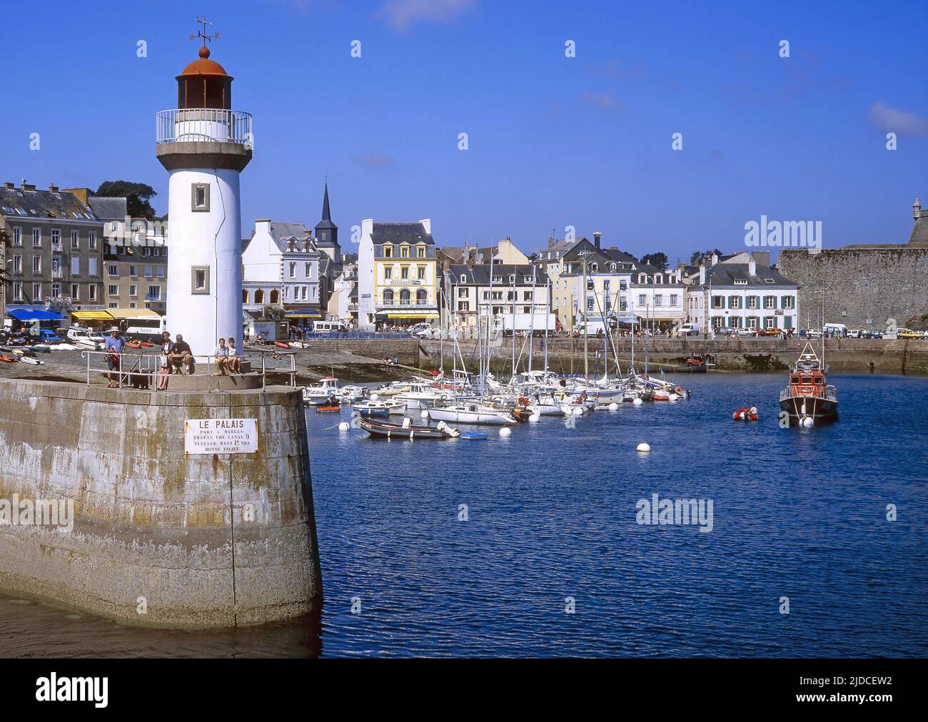 France, Morbihan Belle-Ile-en-Mer, Le Palais Stock Photo