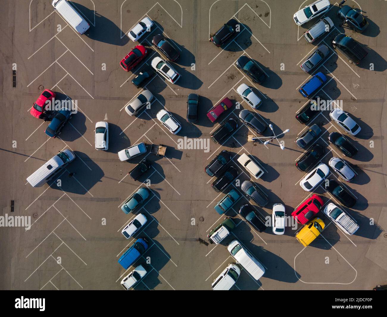 Rental car parking lot empty hi-res stock photography and images - Alamy