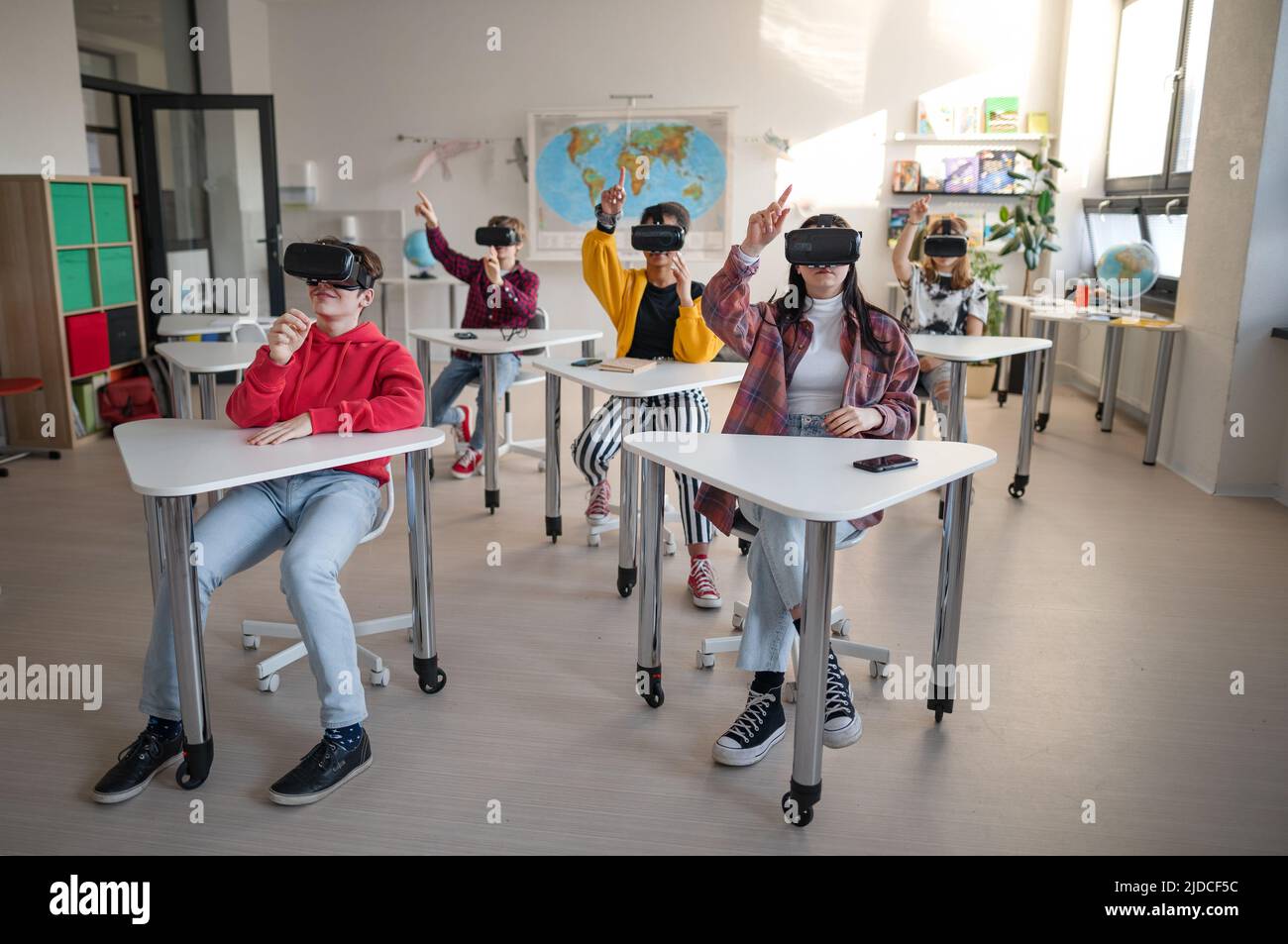 Classroom desks hires stock photography and images Alamy