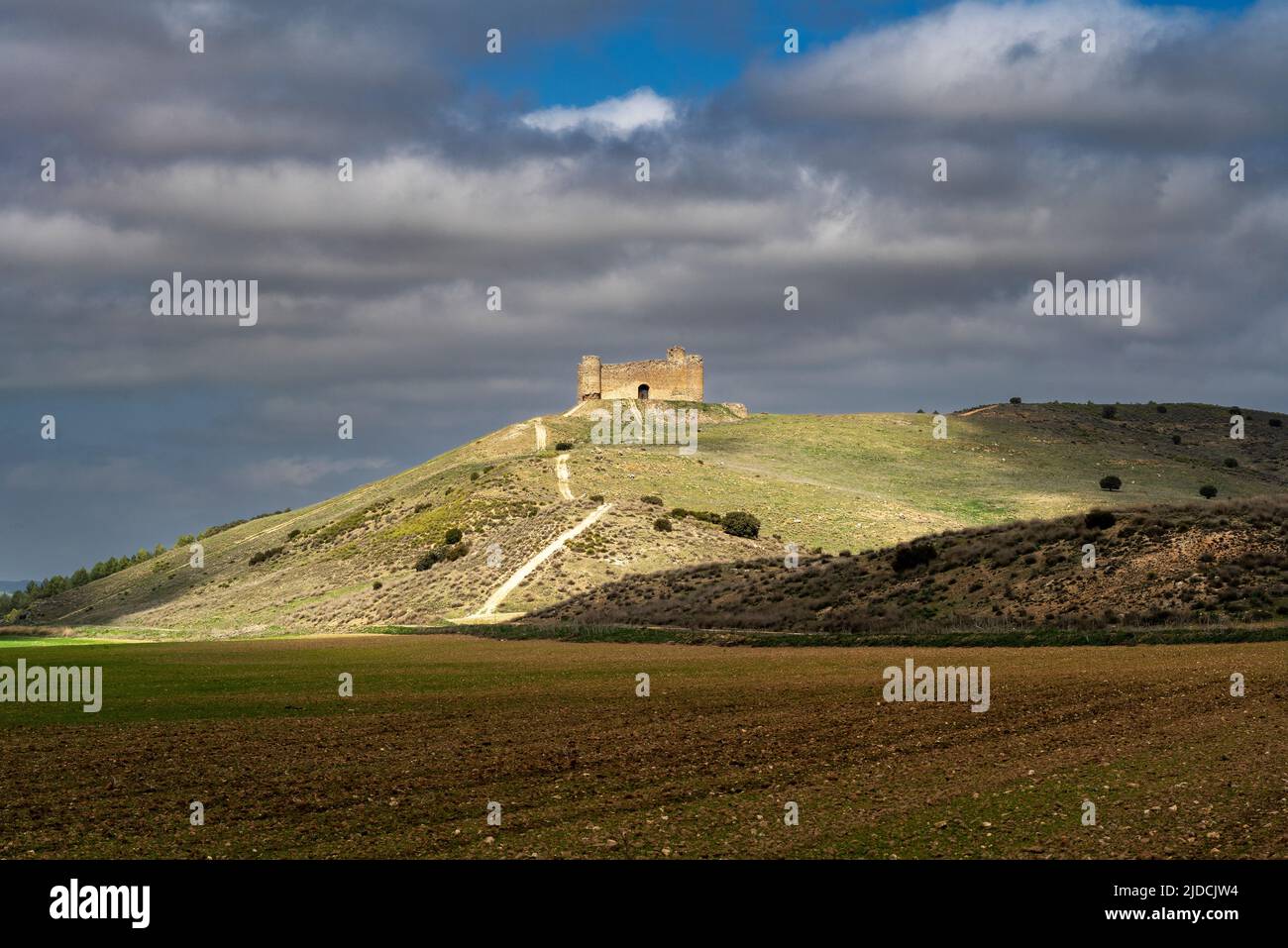 Haro Castle, Villaescusa de Haro, Castilla-La Mancha, Spain Stock Photo