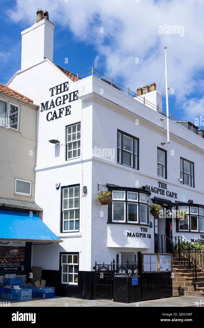 The Magpie Cafe Whitby Yorkshire famous world wide for Fish and Chips Whitby North Yorkshire England GB UK Europe Stock Photo