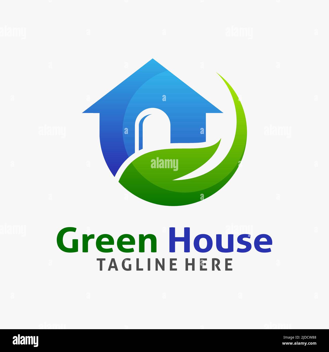 Green house logo design Stock Vector Image & Art - Alamy