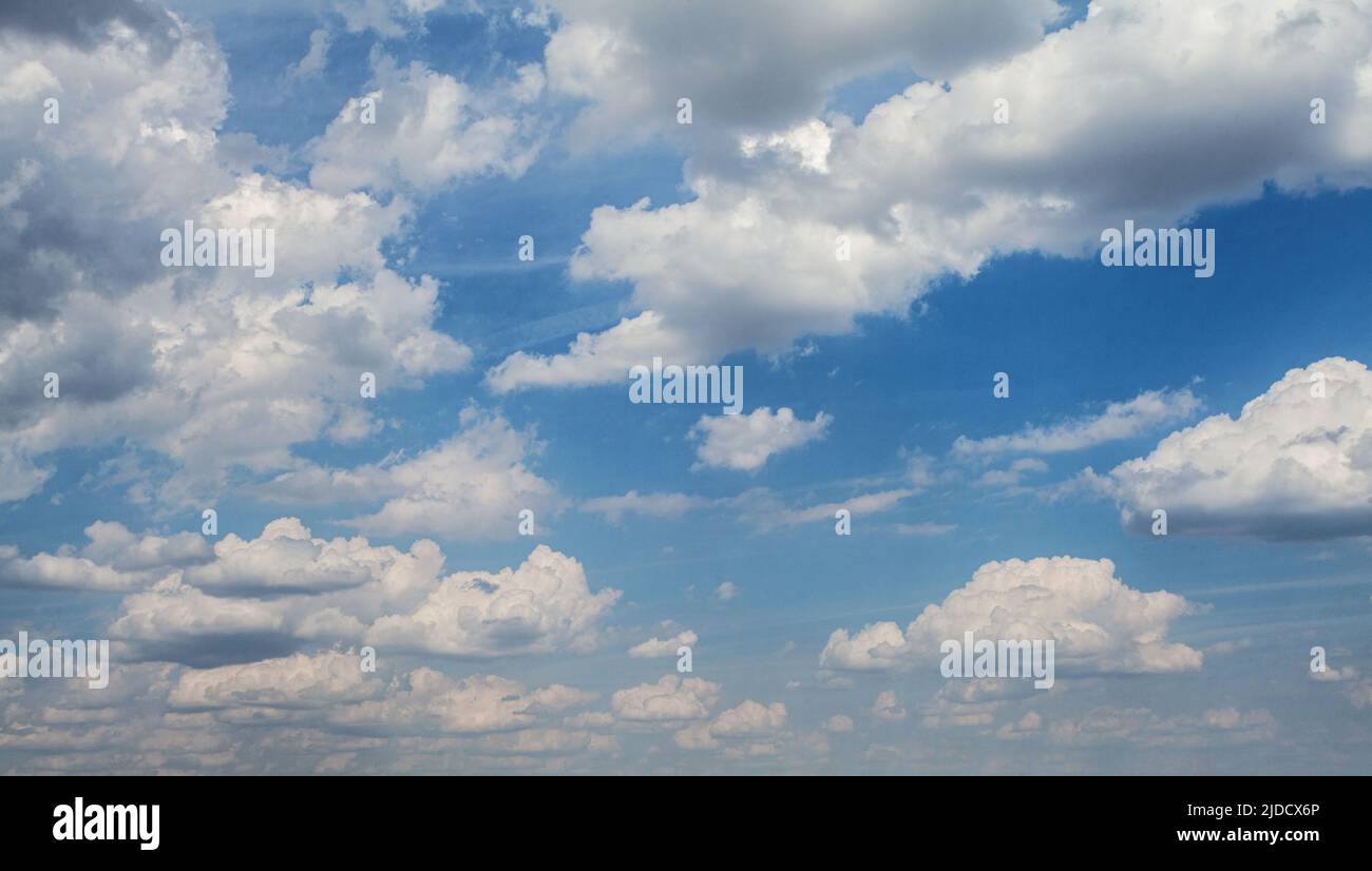Sky clouds. Nature background with blue sky Stock Photo - Alamy