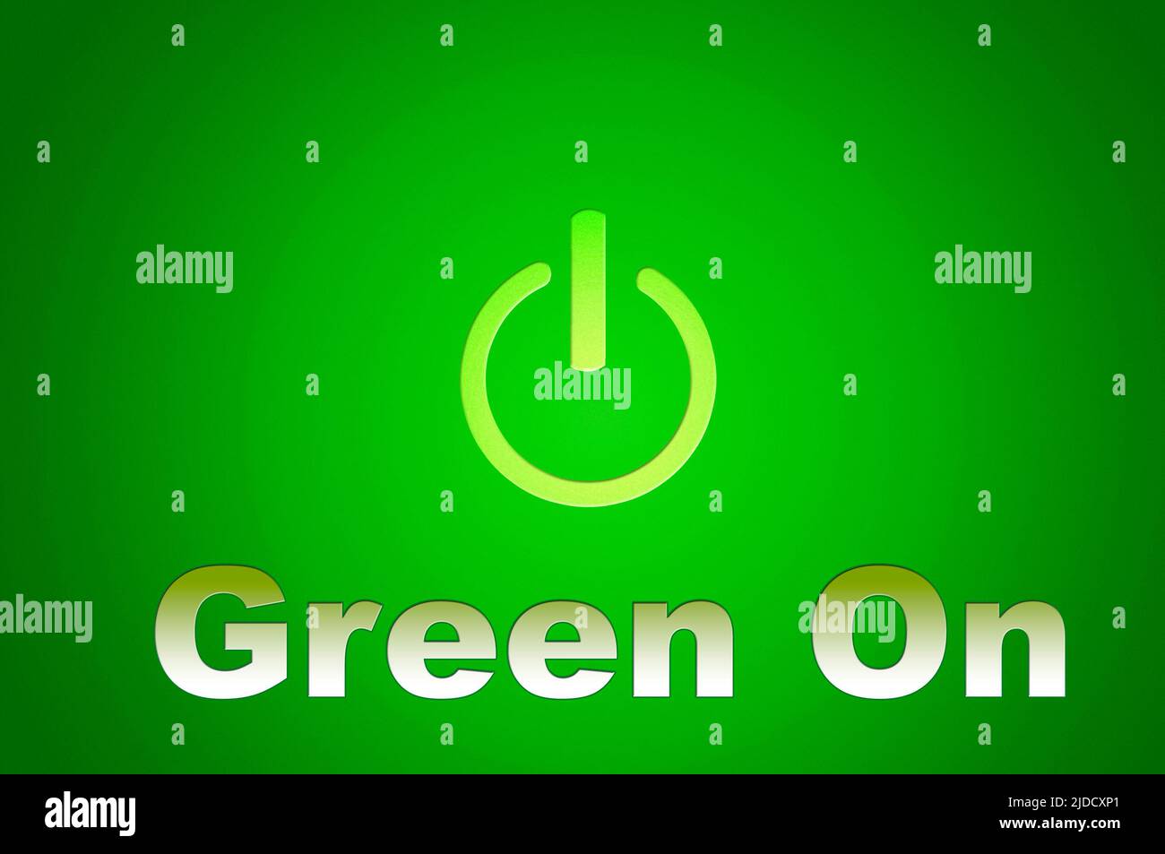 green transition and going green concept Stock Photo