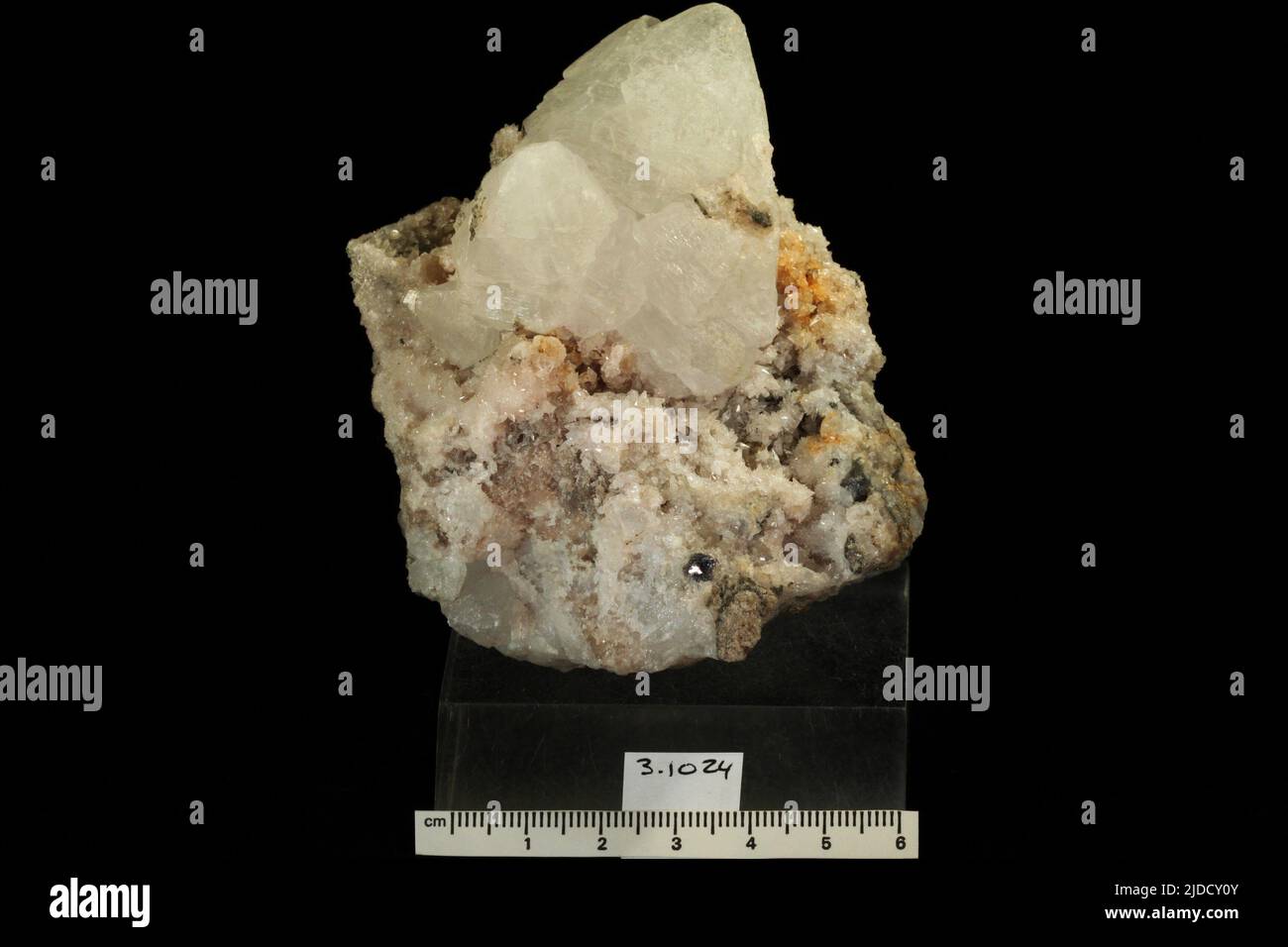 Witherite. minerals. Europe; England; Cumbria; Alston Stock Photo