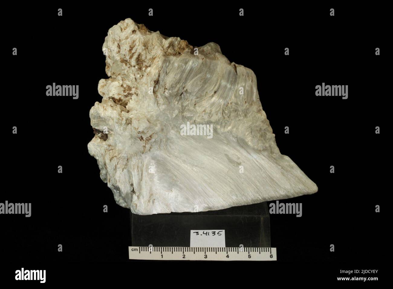 Ulexite. minerals. North America; USA; Nevada; Clark County; White Basin Stock Photo