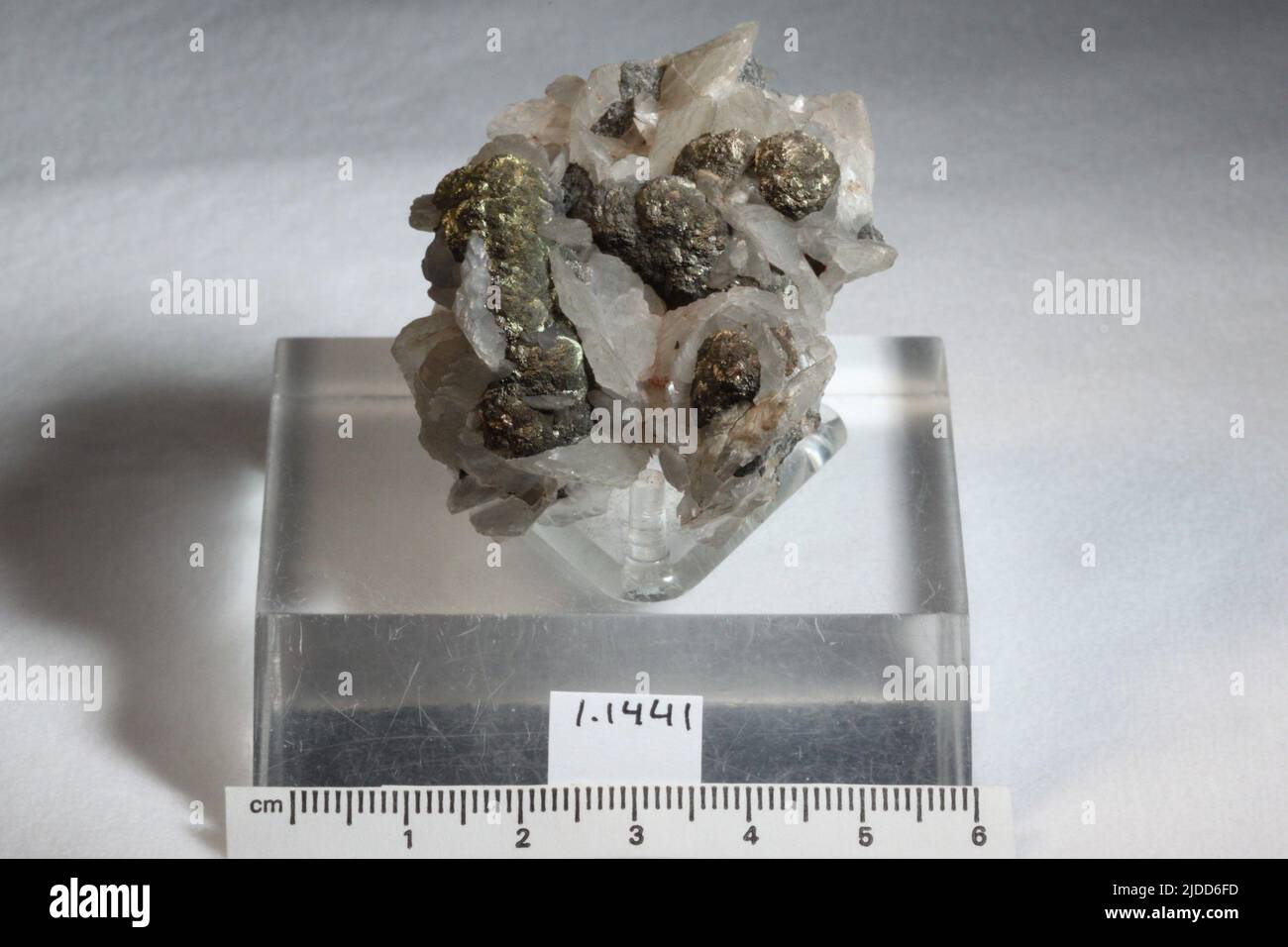 Pyrite. minerals. Europe; England; Cumbria; Cleator; Cleator Moor, MacKenzies Mine Stock Photo