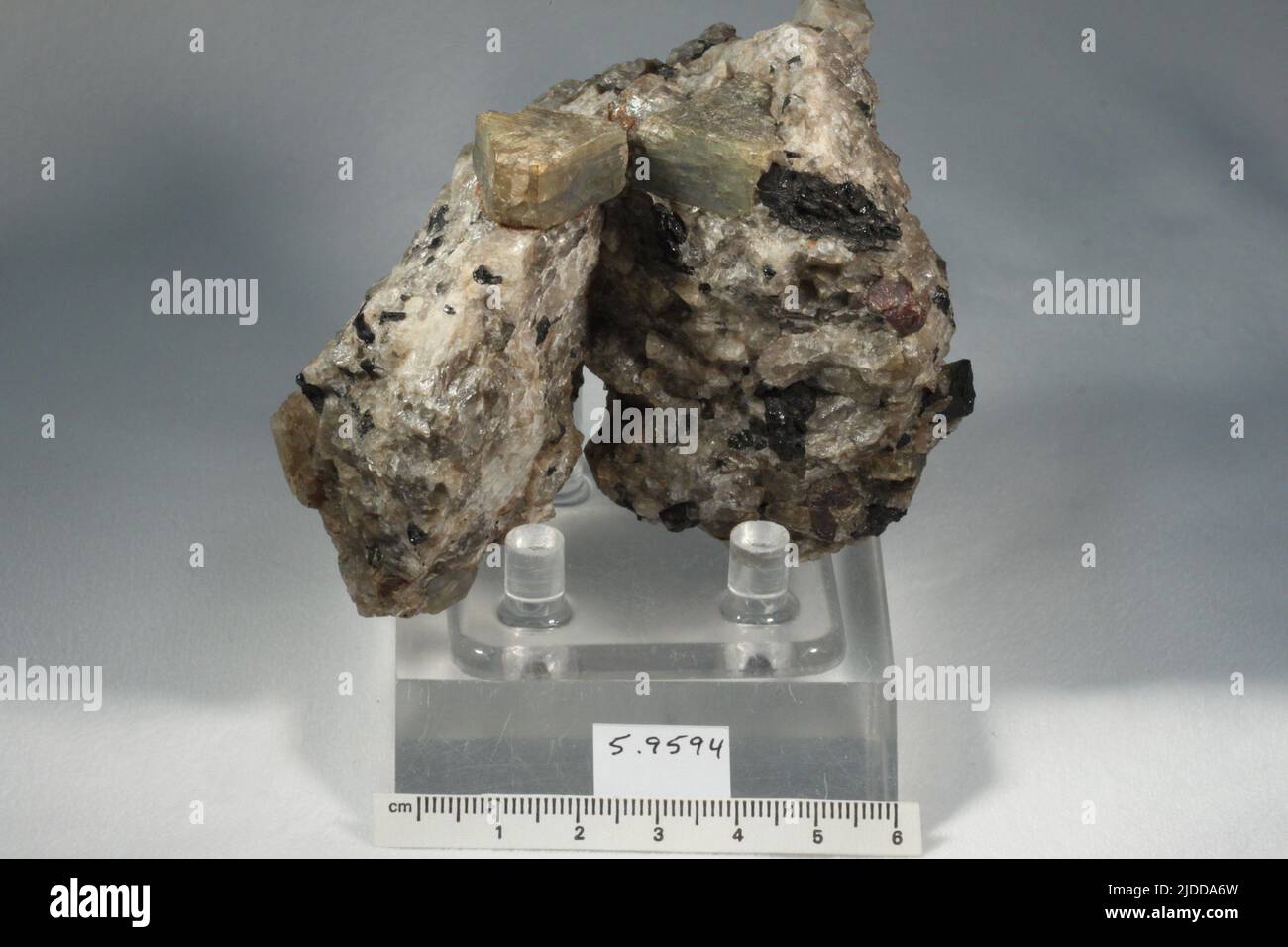 Chrysoberyl. minerals. North America; USA; New York; Saratoga County; Greenfield Stock Photo