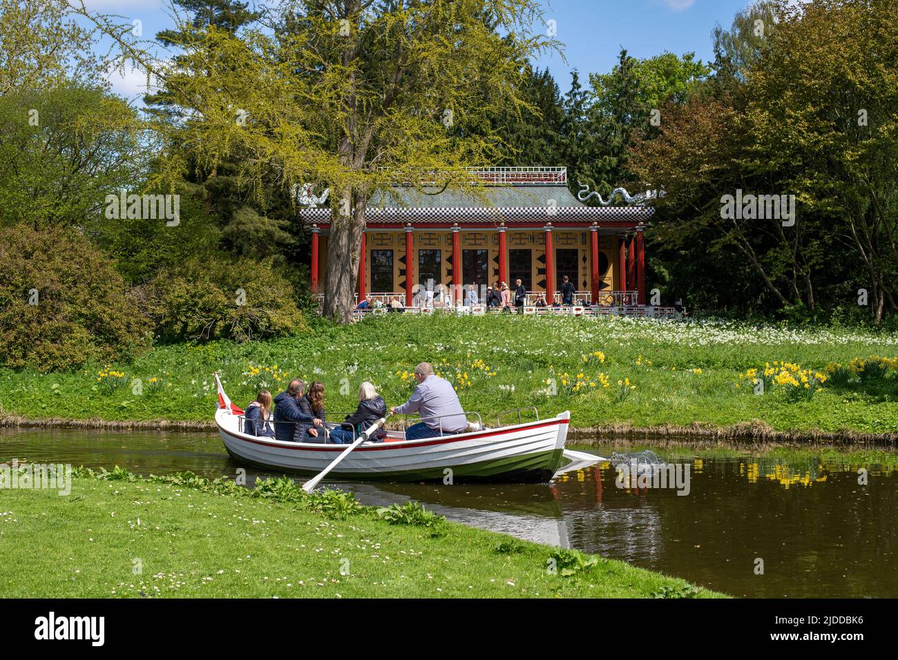 Frederiksberg Gardens in Copenhagen Stock Photo