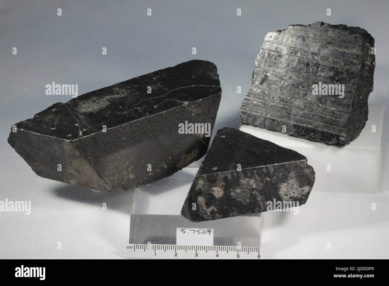 Magnetite. minerals. North America; USA; New York; Essex County; Port Henry Stock Photo