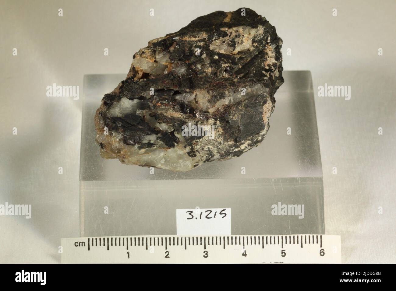 Hubnerite. minerals. North America; USA; Nevada; Nye County; Mammoth District, 60 m SW of Austin Stock Photo