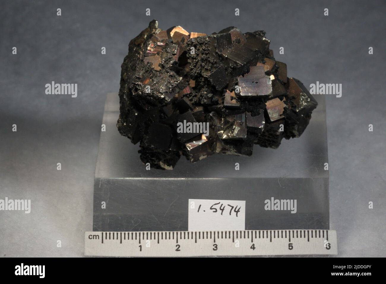 Enargite. minerals. North America; USA; Utah; Salt Lake County; Bingham Canyon Stock Photo