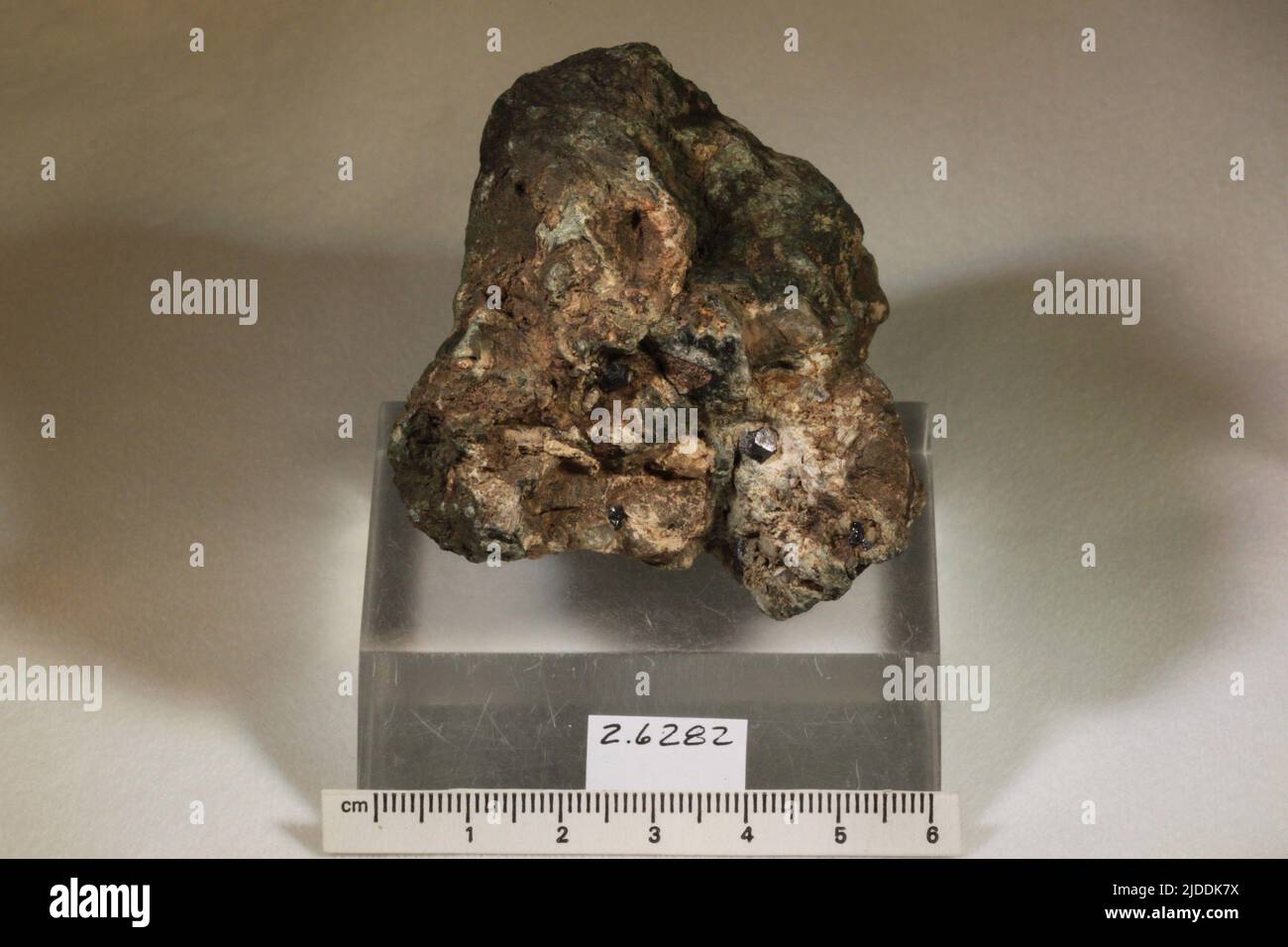 Loparite-(Ce). minerals. Asia; Russia; Murmanskaya Oblast; Kola Peninsula, Hibina Tundra Stock Photo