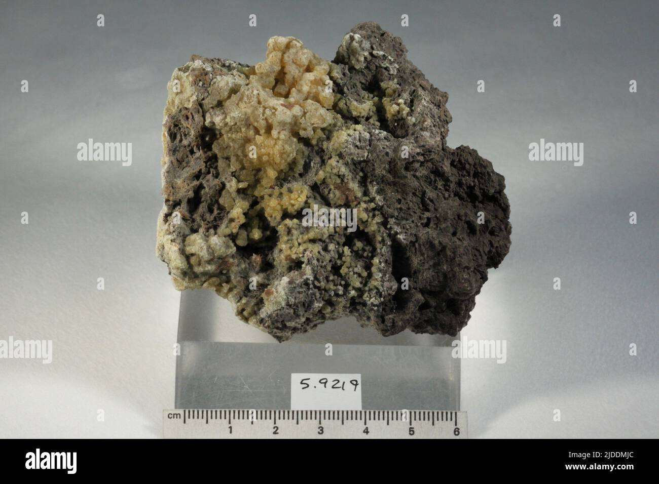 Sal ammoniac. minerals. Europe; Italy; Campania Region; Mt. Vesuvius Stock Photo