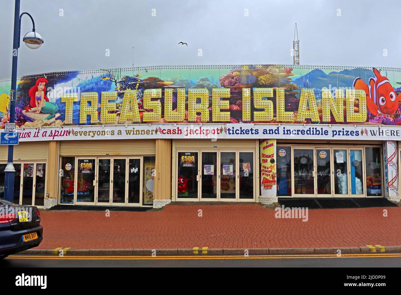 Treasure Island, Barry Island resort, Vale of Glamorgan, Wales, UK, CF62 5TJ Stock Photo