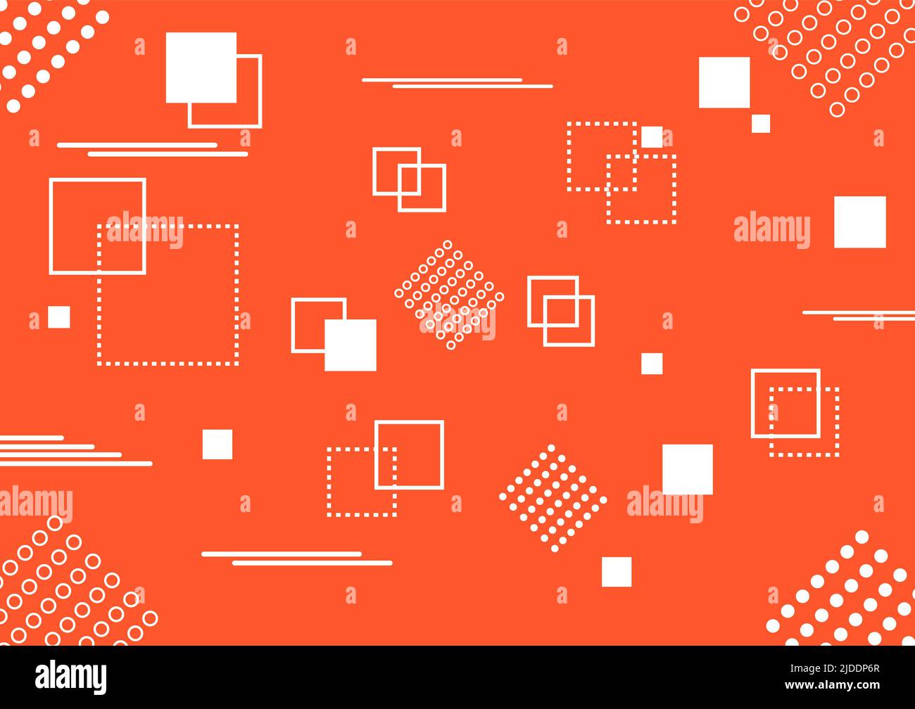 graphics abstract background square outline orange green white vector ...