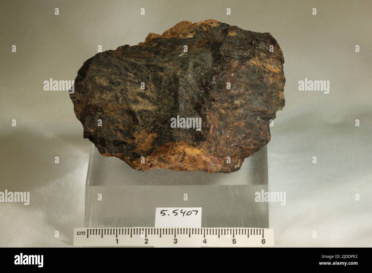 Euxenite-(Y). minerals. North America; USA; North Carolina; Mitchell County Stock Photo