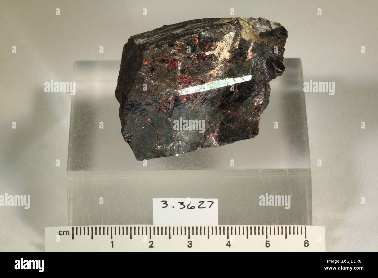 Hubnerite. minerals. North America; USA; Arizona; Cochise County; Russellville Stock Photo
