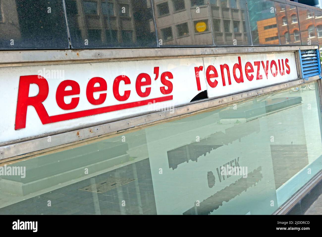 Liverpool Reeces Rendezvous cafe, Tithebarn St, Liverpool, Merseyside, England, UK, L2 2NZ Stock Photo