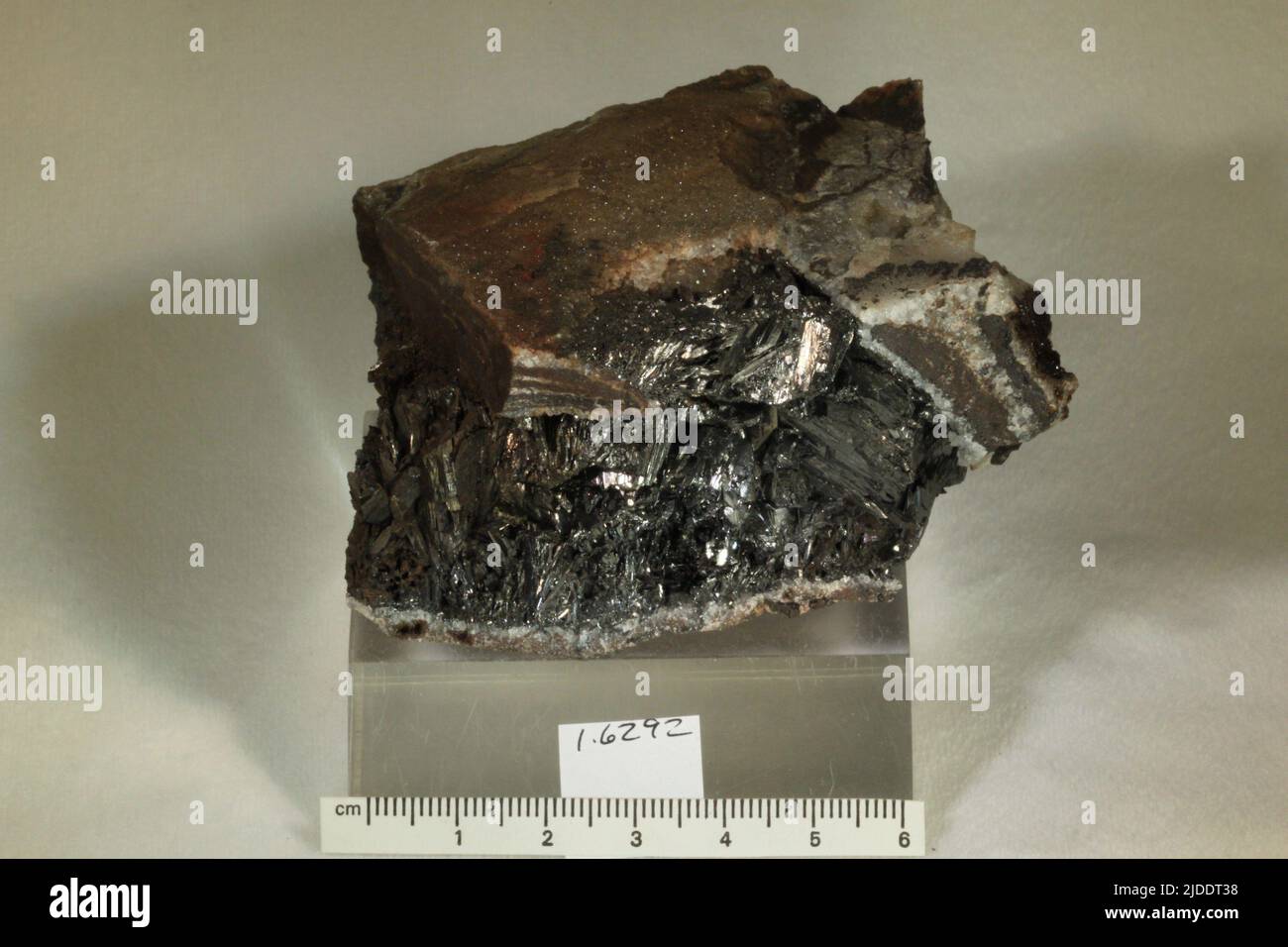 Pyrolusite. minerals. North America; USA; Michigan; Baraga County ...