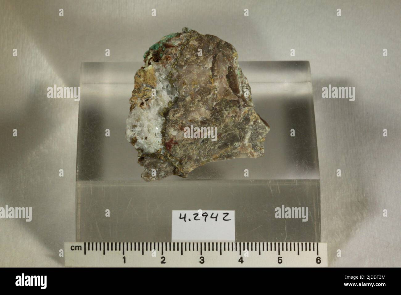 Ordonezite. minerals. North America; Mexico; Sonora; Agua Prieta; 27 km SW of Stock Photo