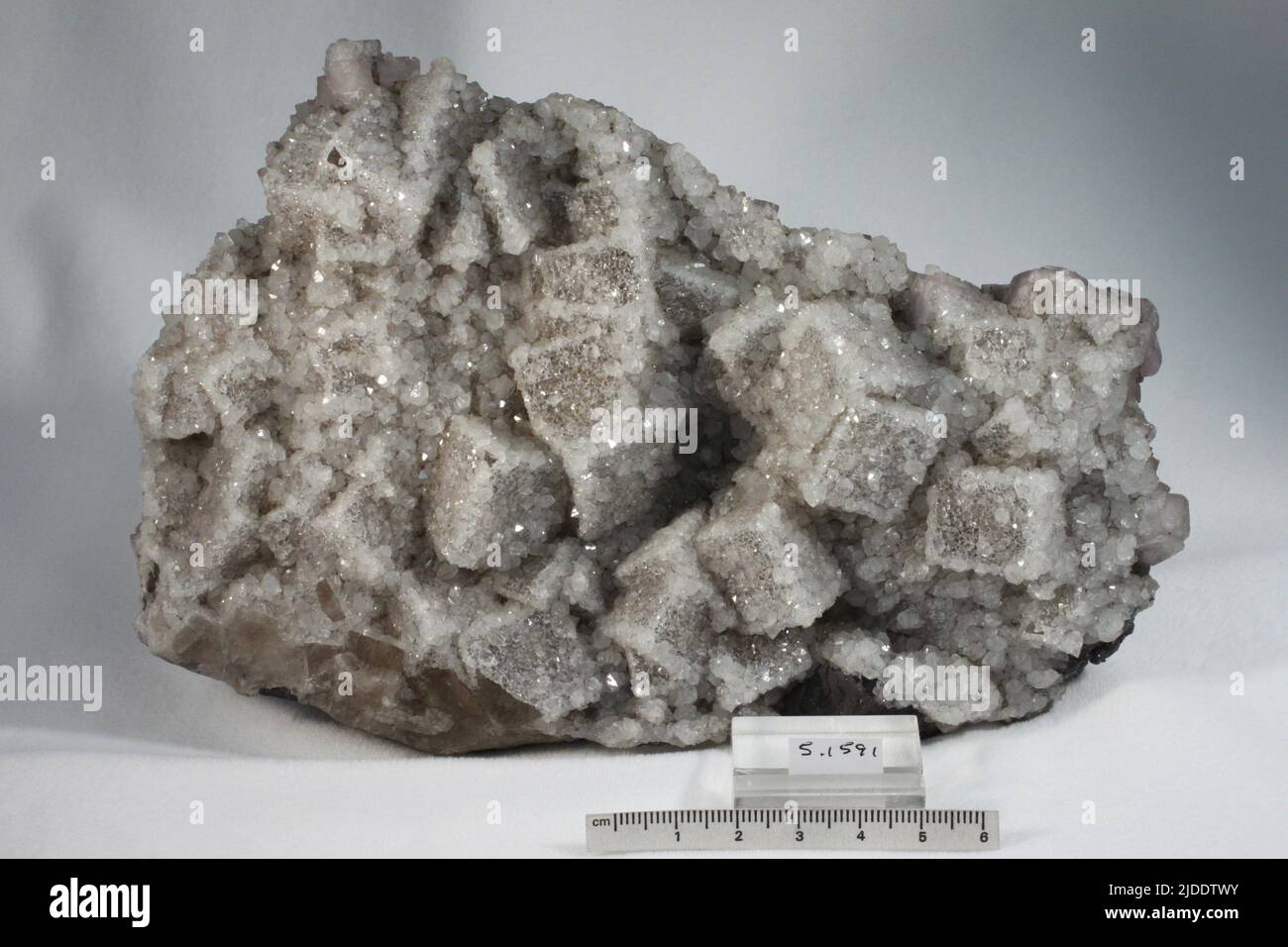 Fluorite. minerals. Europe; England; Cumbria; Alston Moor Stock Photo