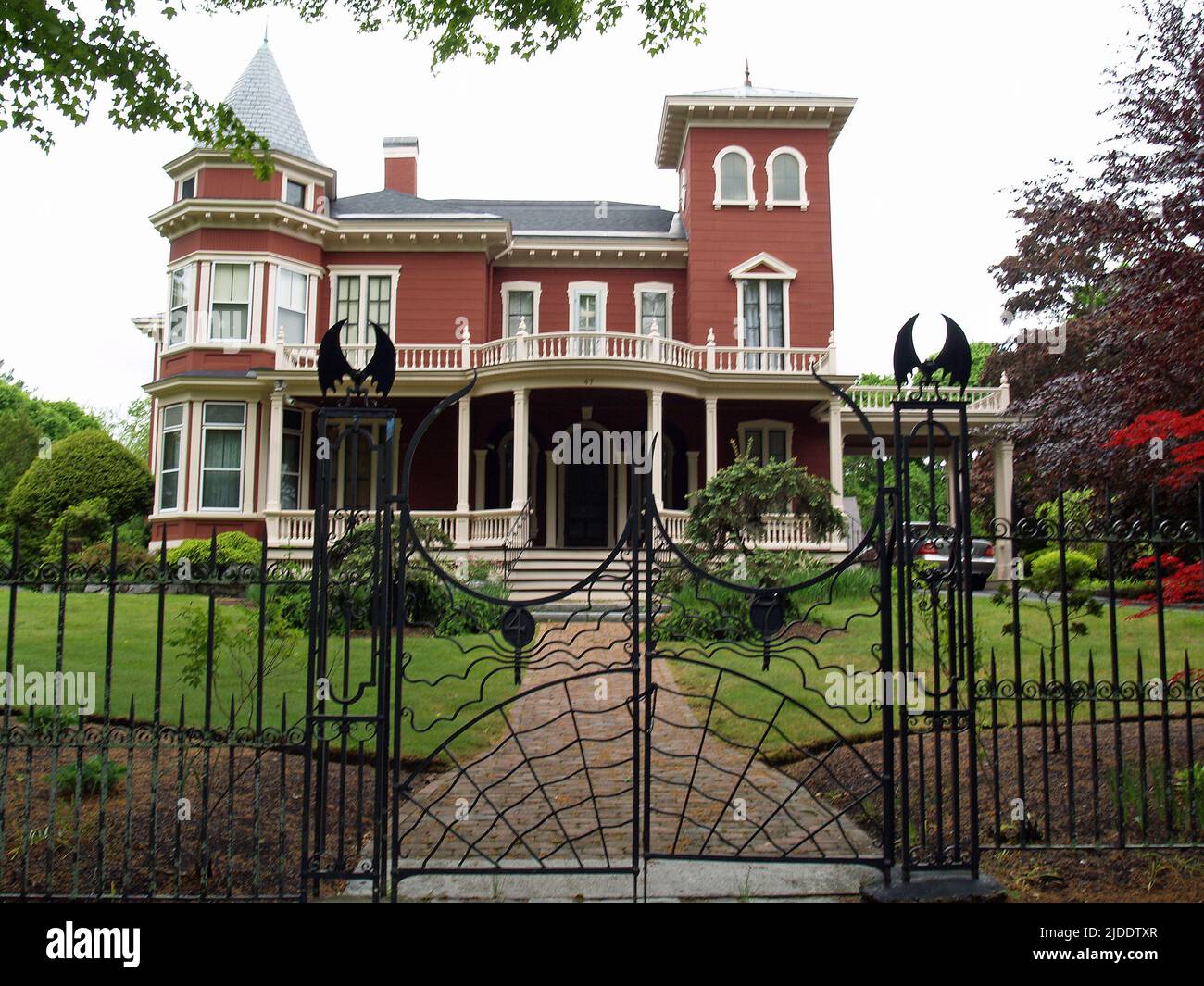 Stephen King house, Bangor, ME Stock Photo Alamy