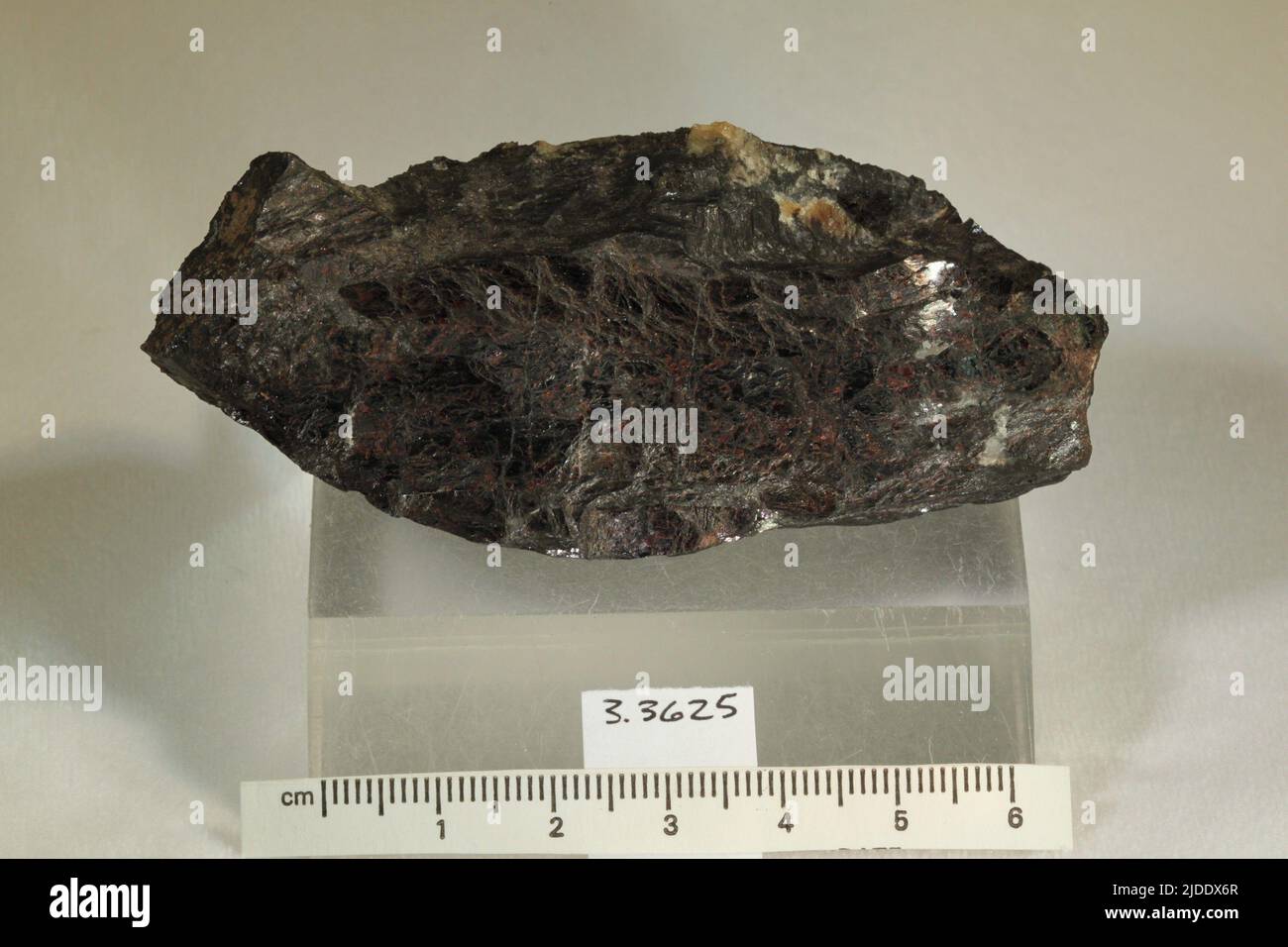 Hubnerite. minerals. North America; USA; Arizona; Cochise County; Russellville Stock Photo