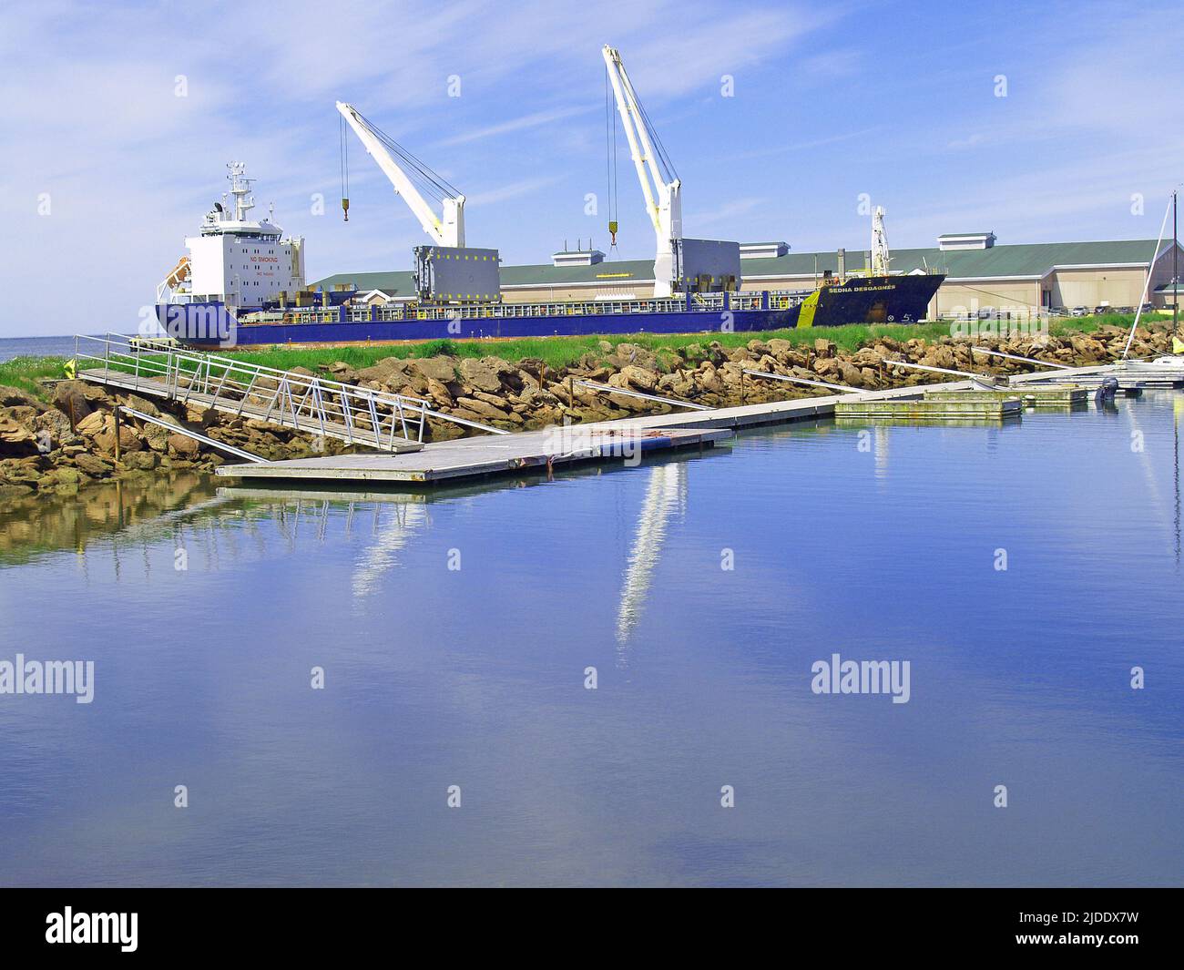 Marine terminal, Summerside, PEI Stock Photo Alamy