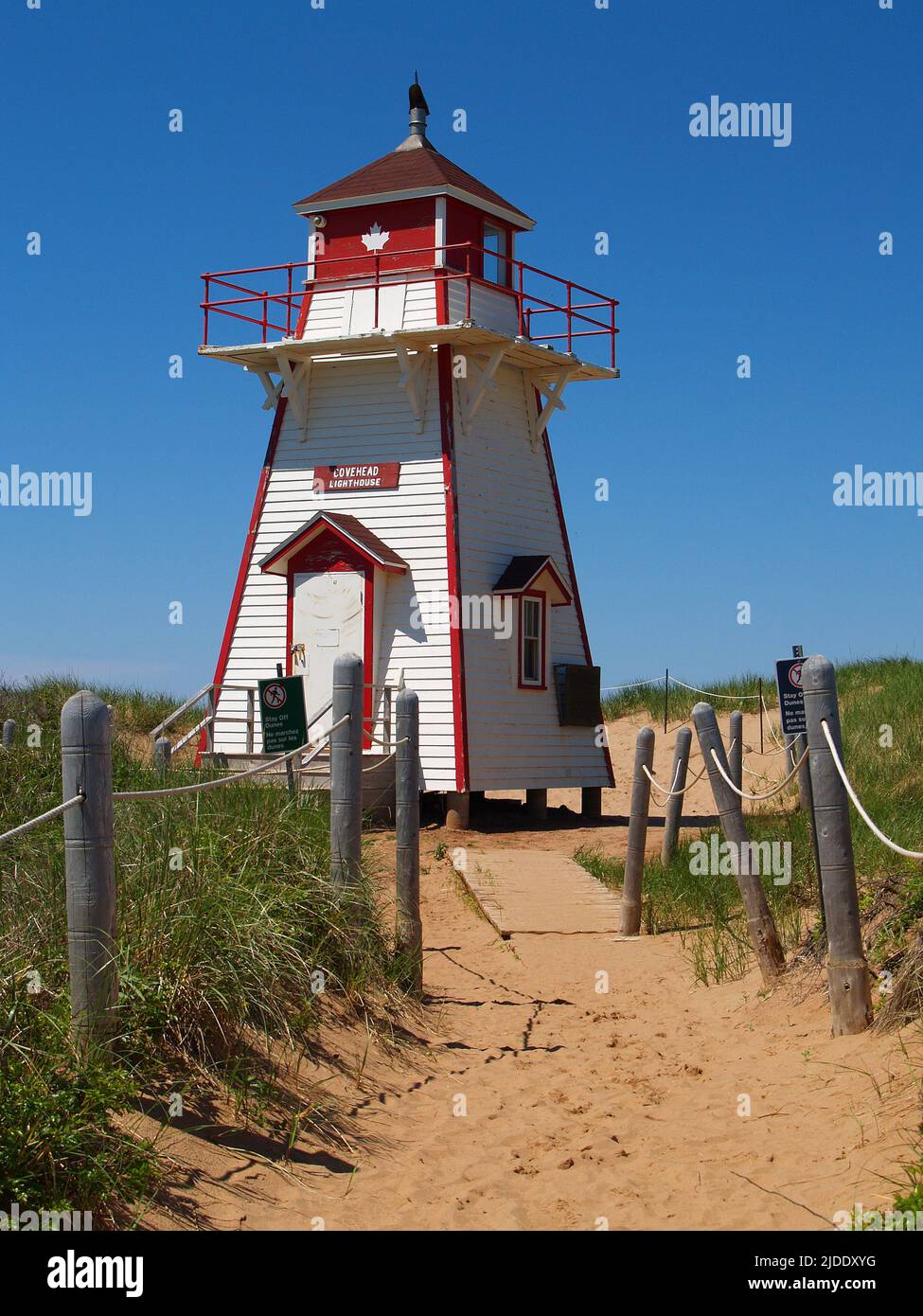 Covehead Lighthouse, PEI Stock Photo Alamy