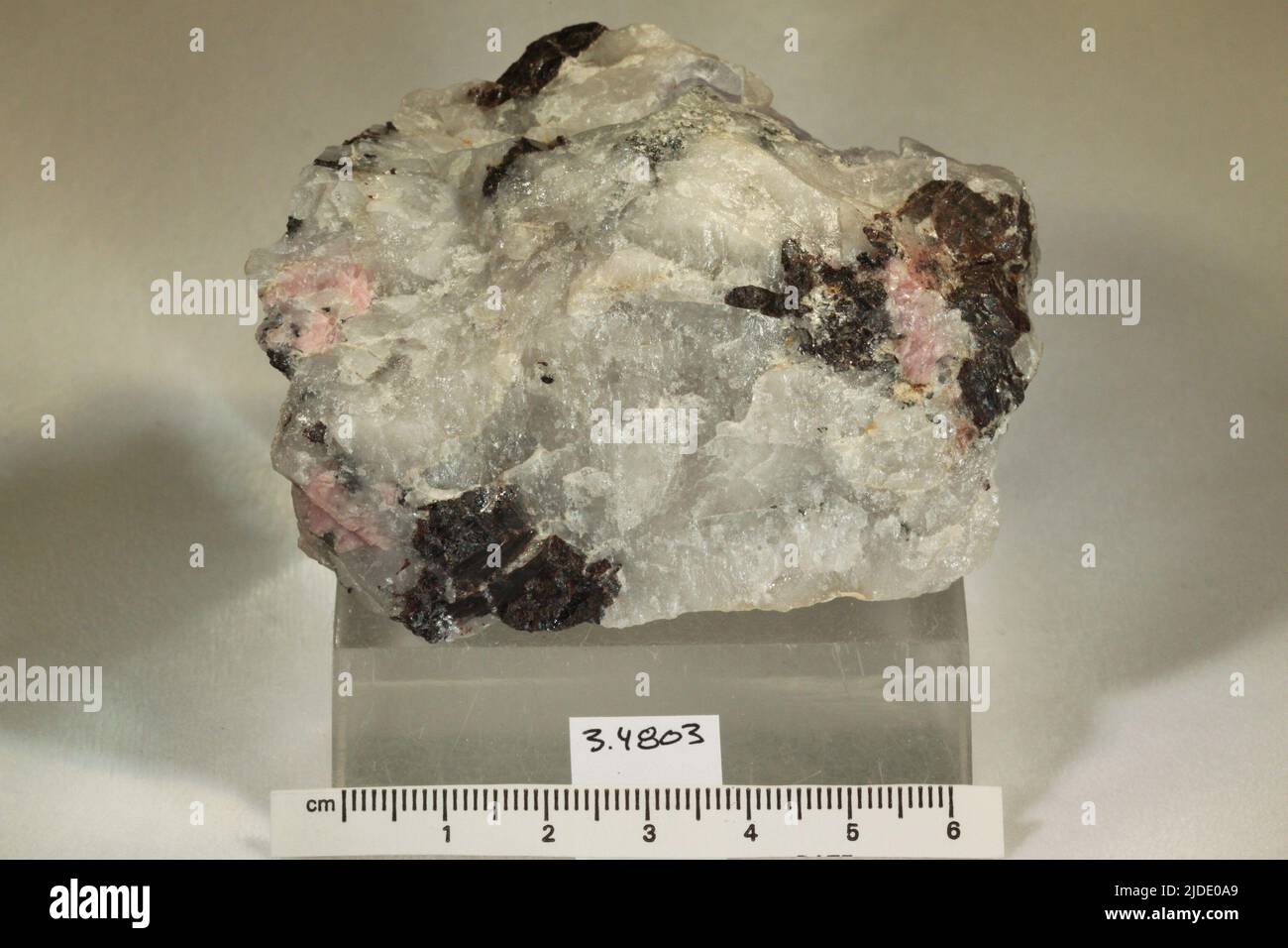 Hubnerite. minerals. North America; USA; North Carolina; Vance County; Henderson Stock Photo