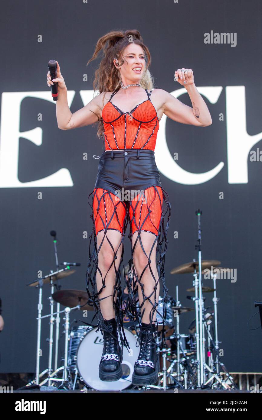 Manchester, USA. 19th June, 2022. Singer Fletcher (Cari Elise Fletcher