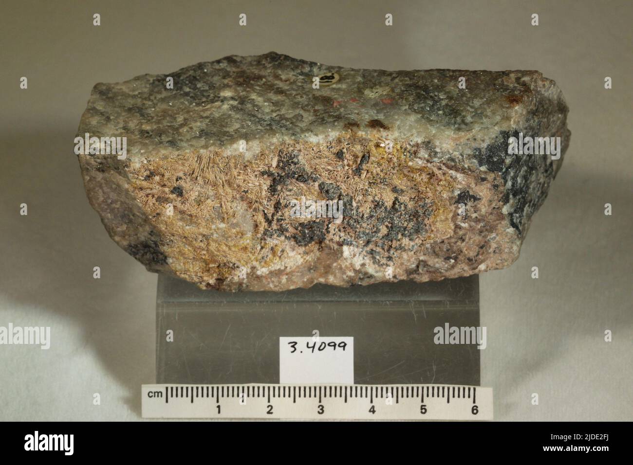 Trigonite. minerals. Europe; Sweden; Varmland Province; Langban Stock Photo