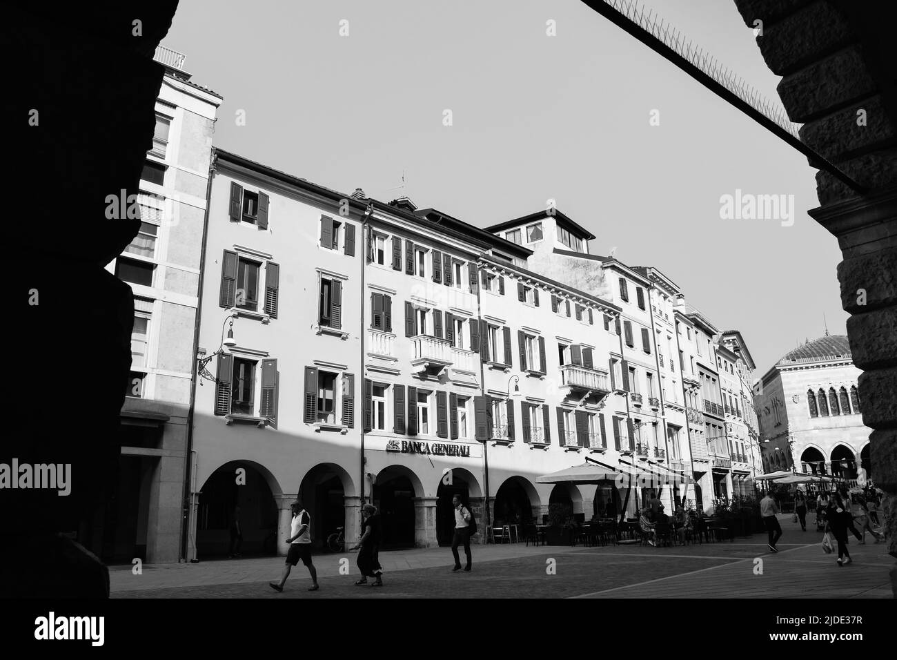 Udine city centre Stock Photo Alamy
