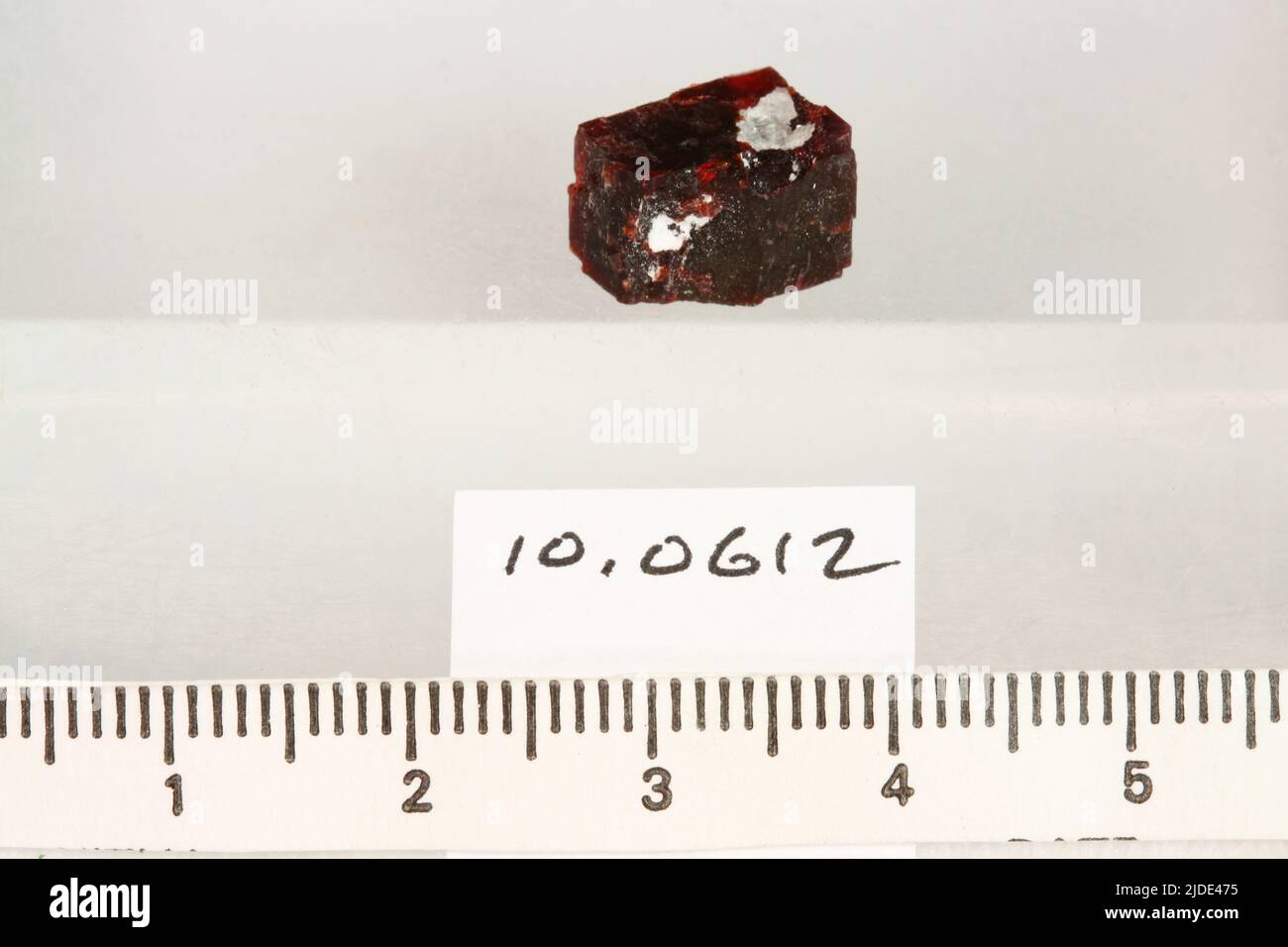 Villiaumite. minerals. Asia; Russia; Murmanskaya Oblast; Kola Peninsula, Lovozero Massif Stock Photo