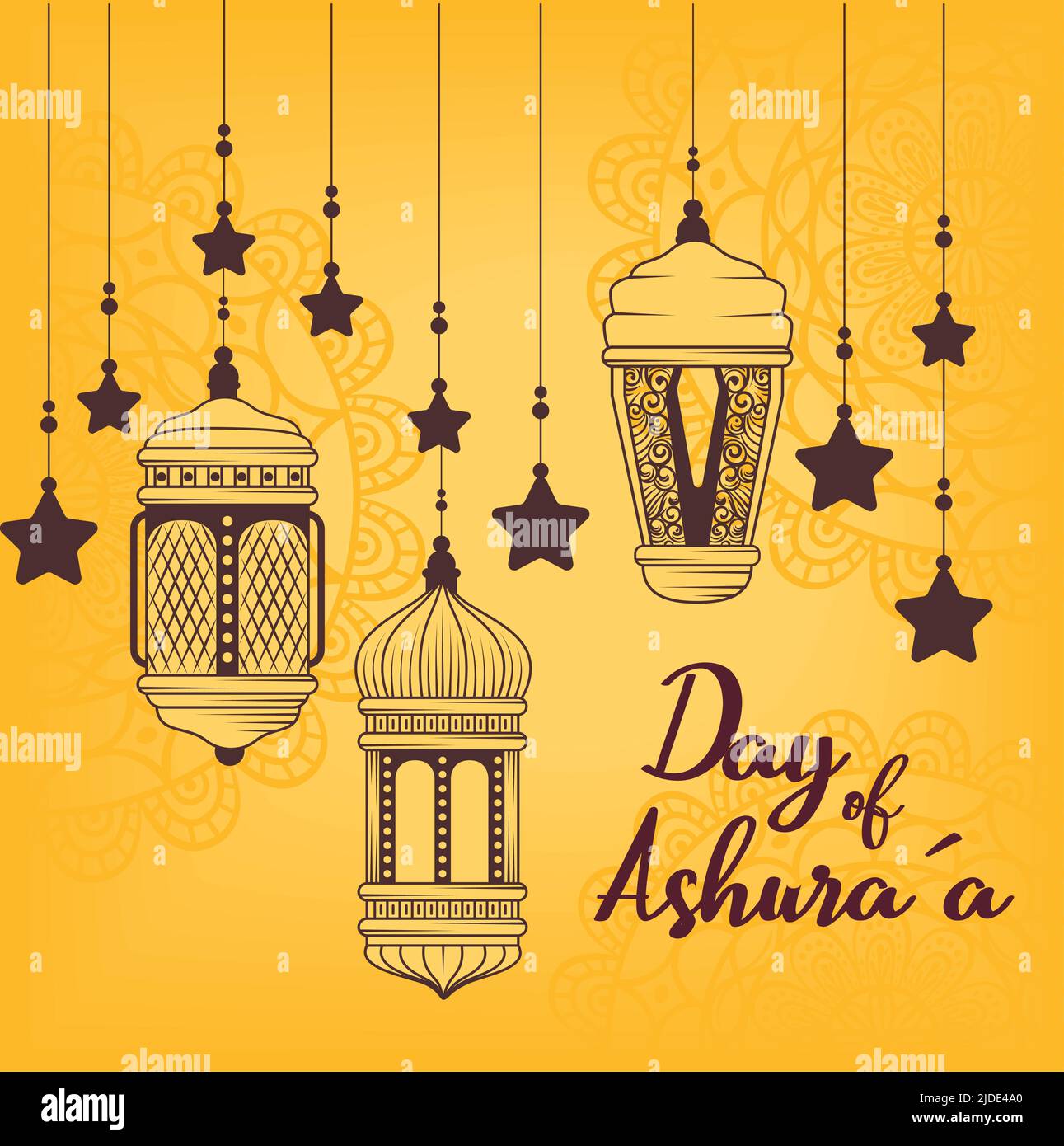 day of ashura card Stock Vector Image & Art Alamy