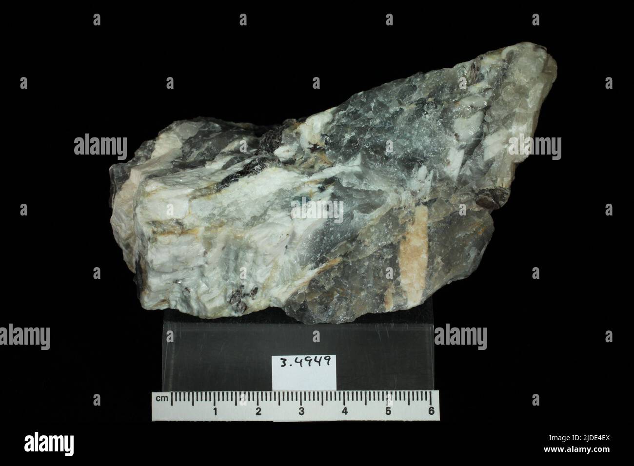 Amblygonite. minerals. Europe; Finland; Erajarvi Stock Photo
