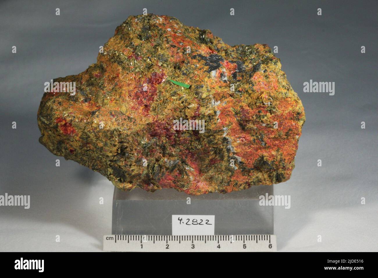 Getchellite. minerals. North America; USA; Nevada; Humboldt County; Golconda; Getchell Mine Stock Photo